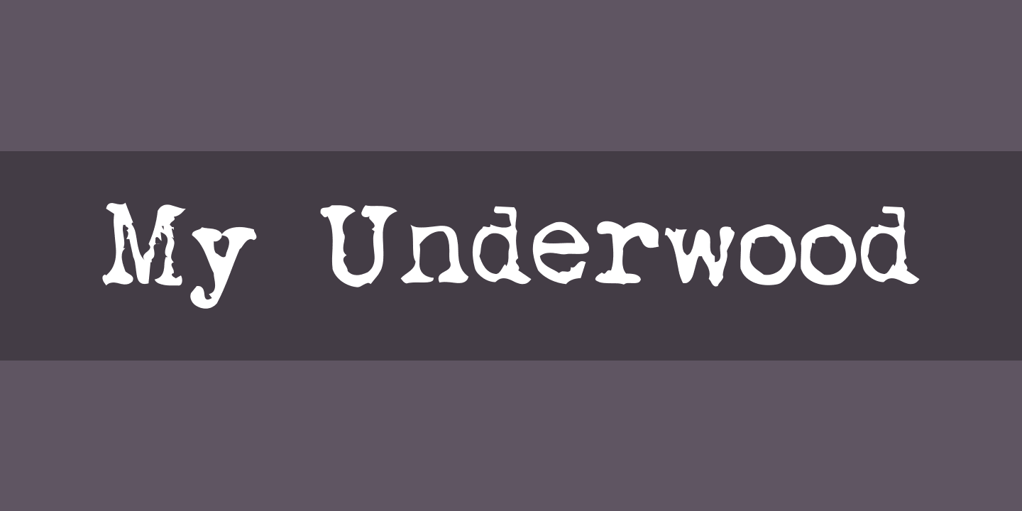 Police My Underwood